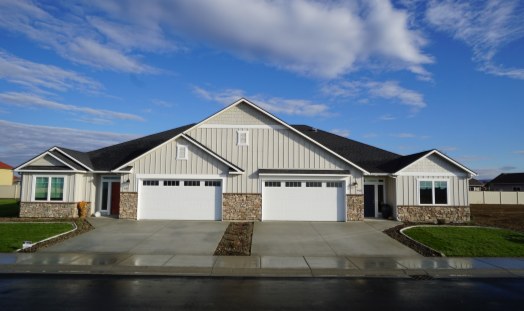 Largest Willow Springs home plan exterior in Quincy, Washington